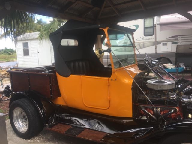 1920 Yellow Ford Model T