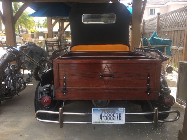 1920 Yellow Ford Model T