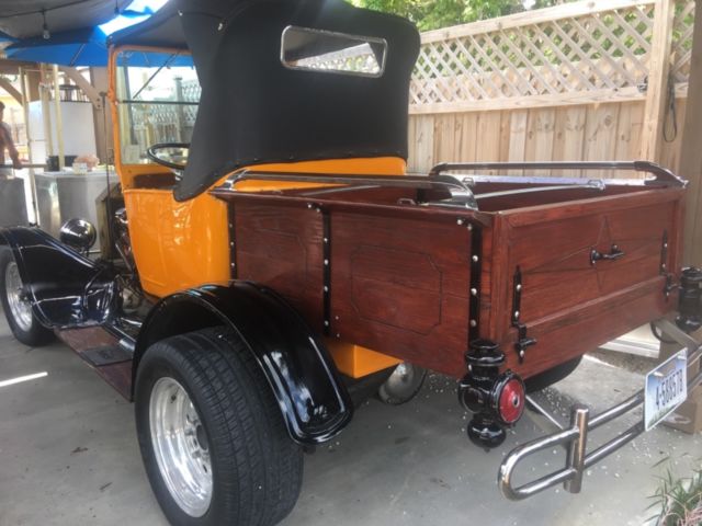 1920 Yellow Ford Model T