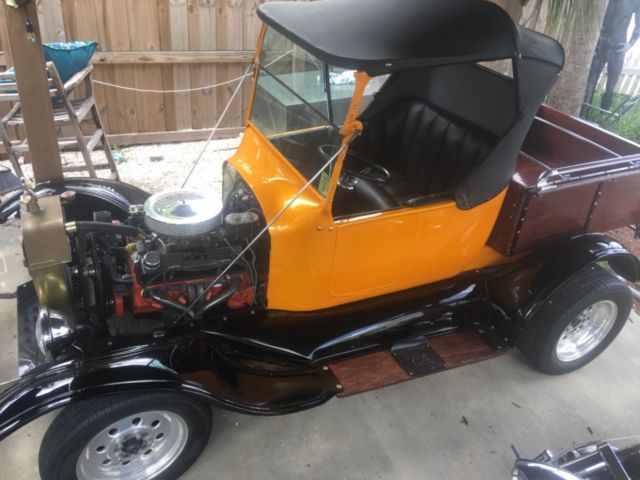 1920 Yellow Ford Model T
