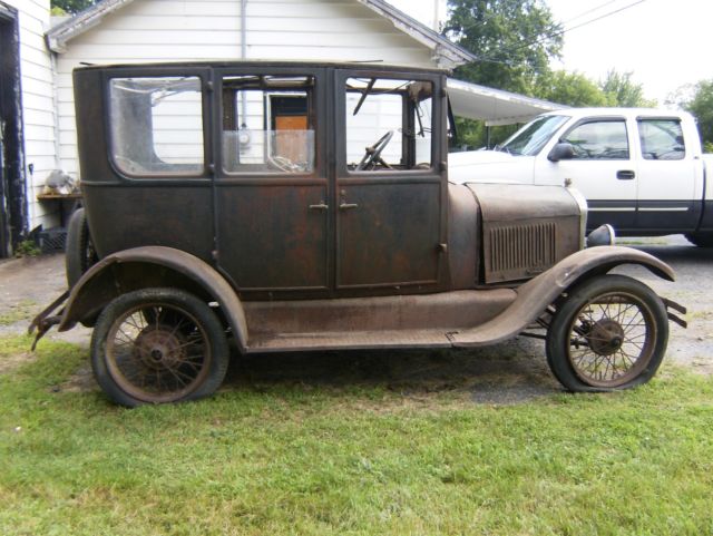 1926 Black Ford Model T Sedan