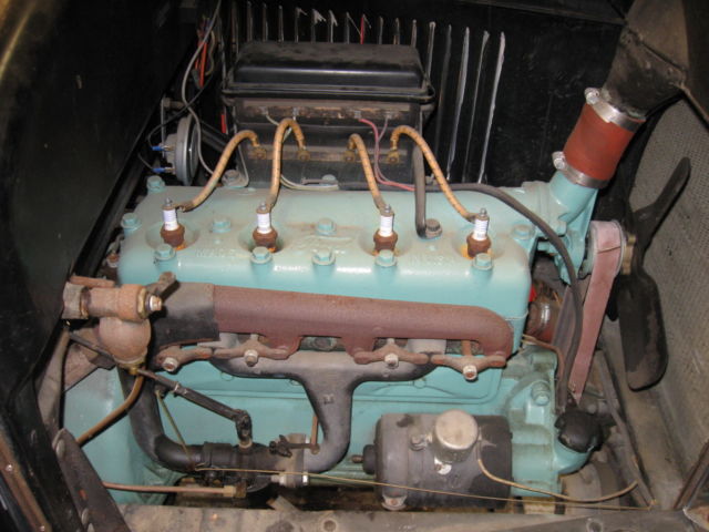 1926 Black Ford Model T Two Door Sedan