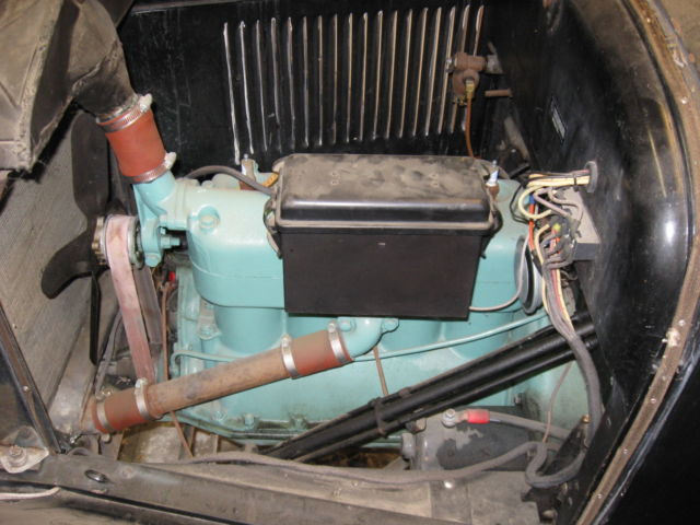 1926 Black Ford Model T Two Door Sedan