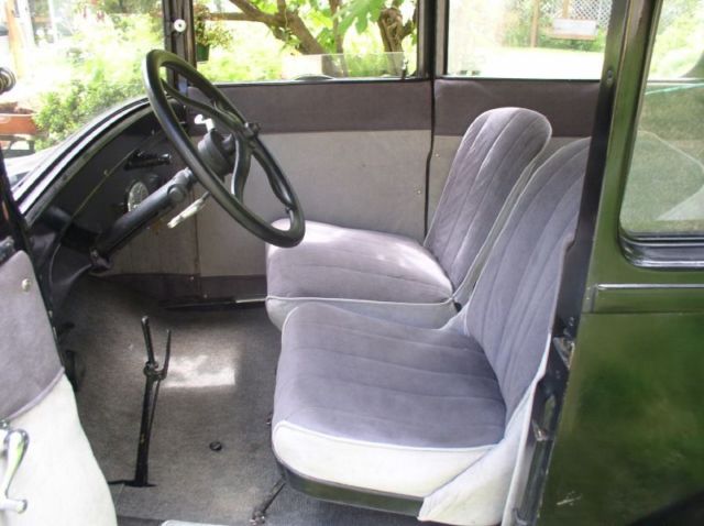 1926 Black Ford Model T Two Door Sedan