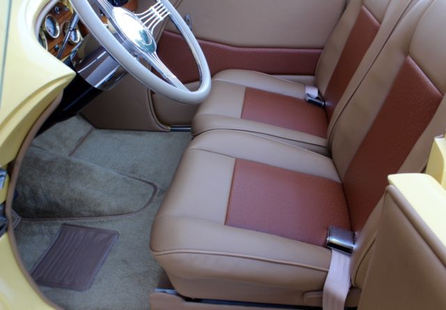 1936 Yellow Auburn Speedster Ford Motor G80 Convertible