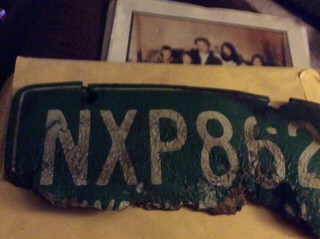 1955 Blue white Ford Mainline 4 dr