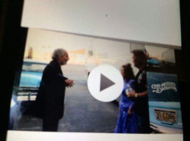 1955 Blue white Ford Mainline 4 dr