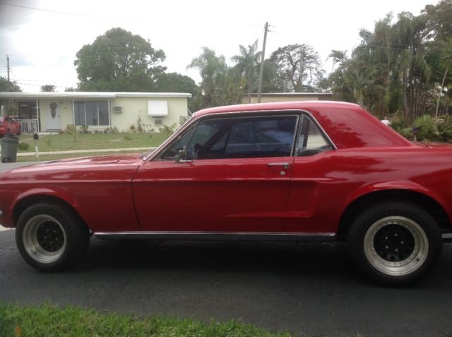 1966 Red Ford Mustang Coupe