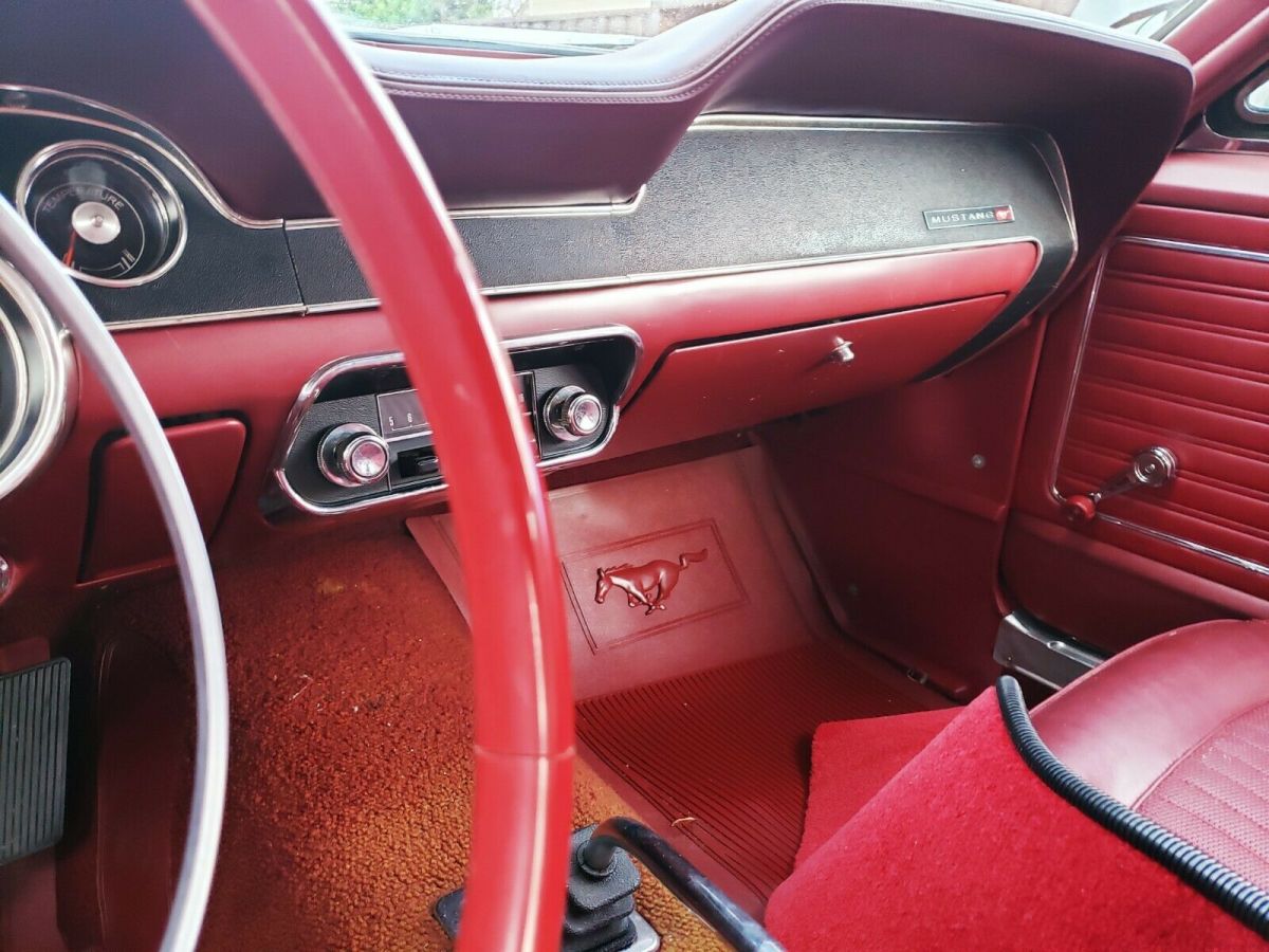 1968 Red Ford Mustang Coupe