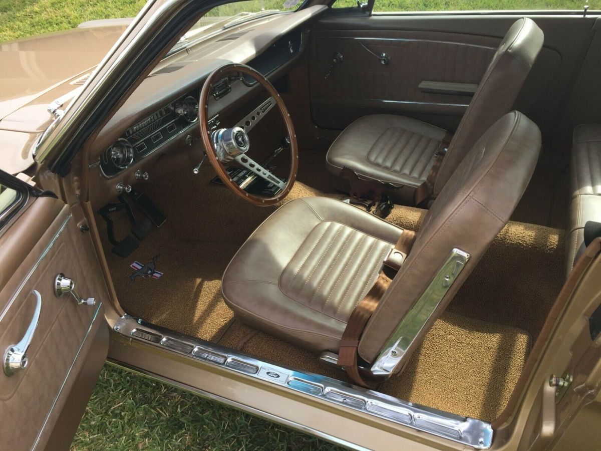 1965 Gold Ford Mustang Coupe