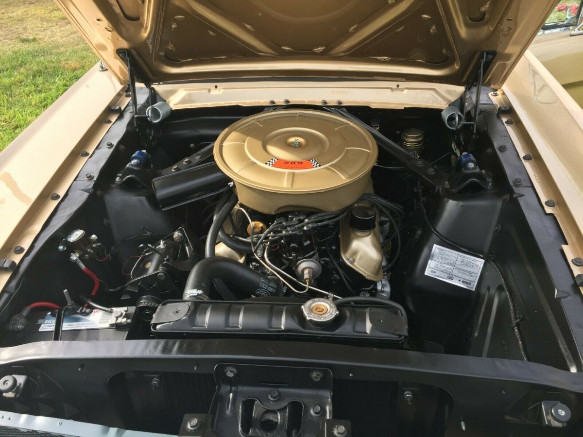 1965 Gold Ford Mustang Coupe