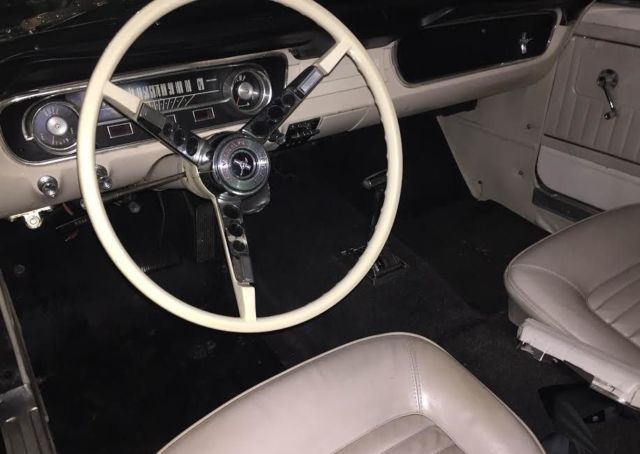 1965 White Ford Mustang Coupe