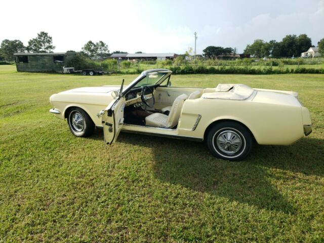 1965 Yellow Ford Mustang Convertible
