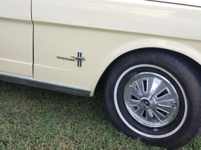 1965 Yellow Ford Mustang Convertible
