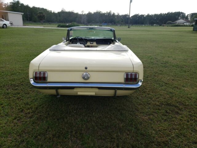 1965 Yellow Ford Mustang Convertible