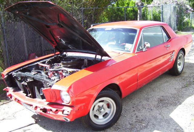1966 Red Ford Mustang Coupe