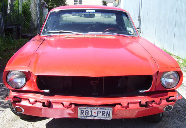 1966 Red Ford Mustang Coupe