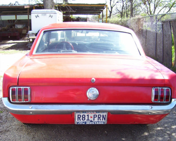 1966 Red Ford Mustang Coupe