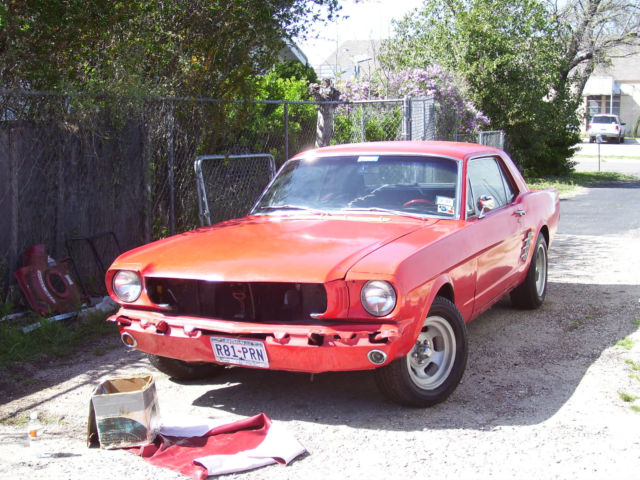 1966 Red Ford Mustang Coupe