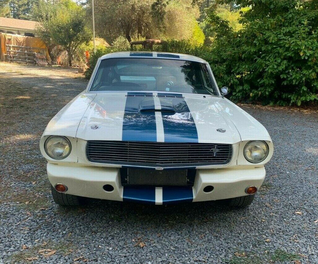 1966 White Ford Mustang Fastback