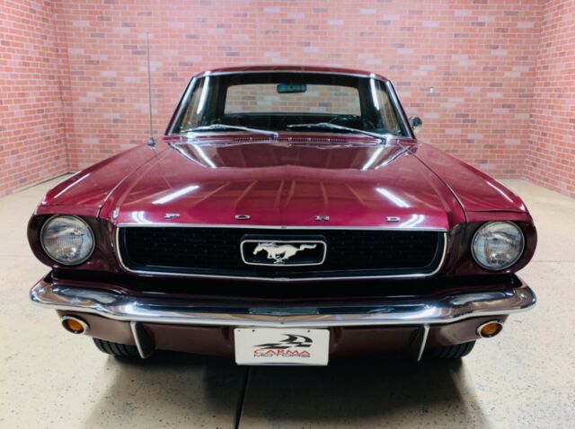 1966 Burgundy Ford Mustang Coupe