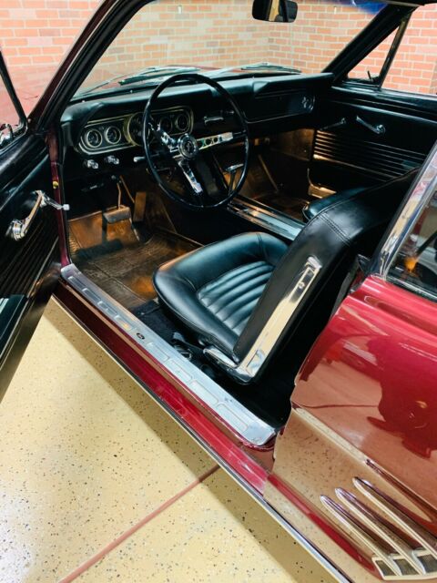 1966 Burgundy Ford Mustang Coupe