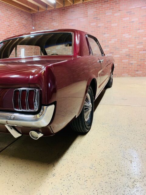 1966 Burgundy Ford Mustang Coupe