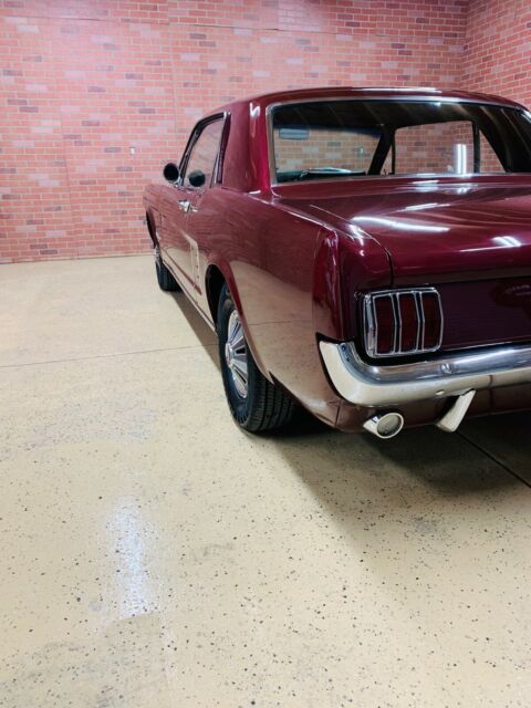 1966 Burgundy Ford Mustang Coupe
