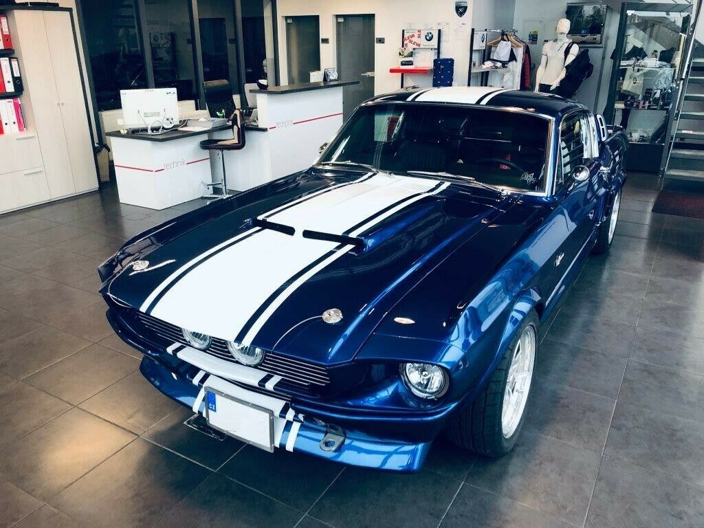 1967 Blue Ford Mustang Coupe