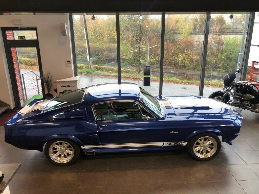 1967 Blue Ford Mustang Coupe