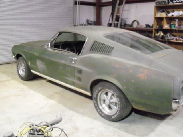 1967 Green Ford Mustang Fastback