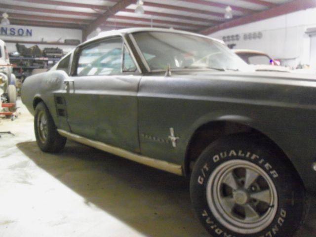1967 Green Ford Mustang Fastback