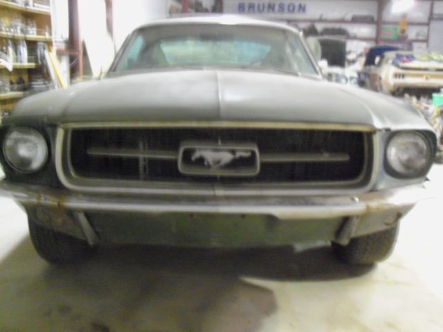 1967 Green Ford Mustang Fastback