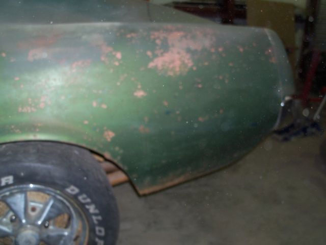 1967 Green Ford Mustang Fastback