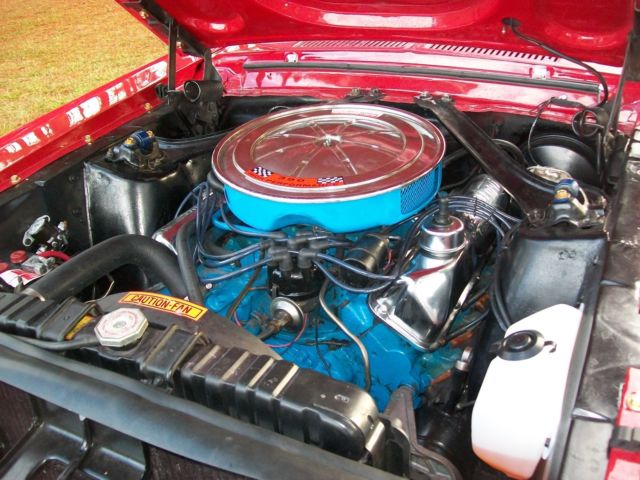1967 Red Ford Mustang fastback