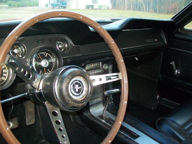 1967 Red Ford Mustang fastback