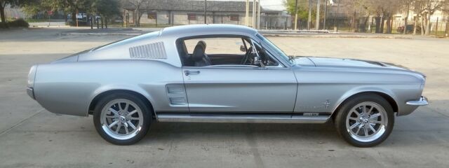 1967 silver Ford Mustang Fastback
