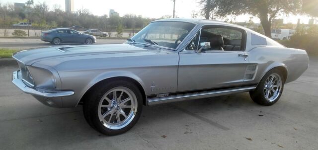 1967 silver Ford Mustang Fastback