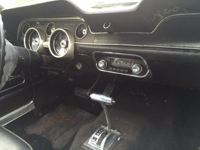 1968 Black Ford Mustang Coupe