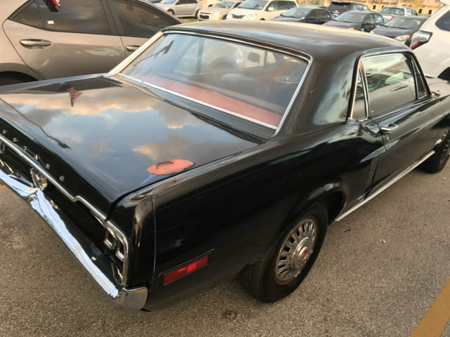 1968 Black Ford Mustang Coupe