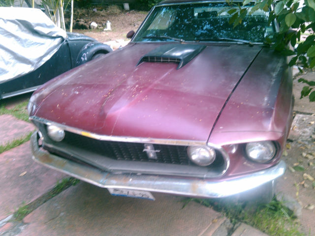 1969 Purple Ford Mustang Coupe
