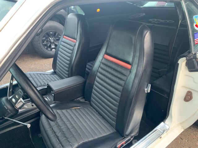 1969 White Ford Mustang Fastback