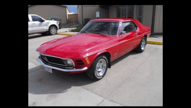 1970 Red Ford Mustang Coupe