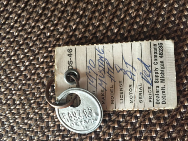 1970 Red Ford Mustang Coupe