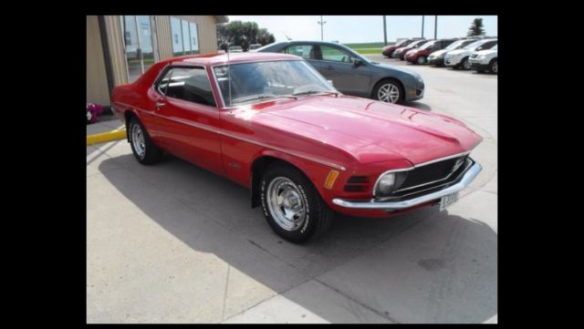 1970 Red Ford Mustang Coupe