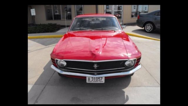 1970 Red Ford Mustang Coupe