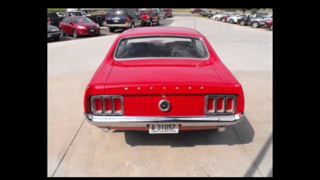 1970 Red Ford Mustang Coupe