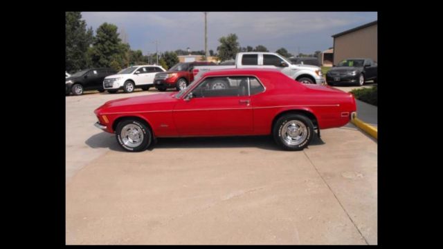 1970 Red Ford Mustang Coupe