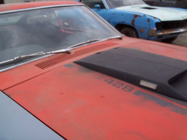 1970 Orange Ford Mustang Fastback