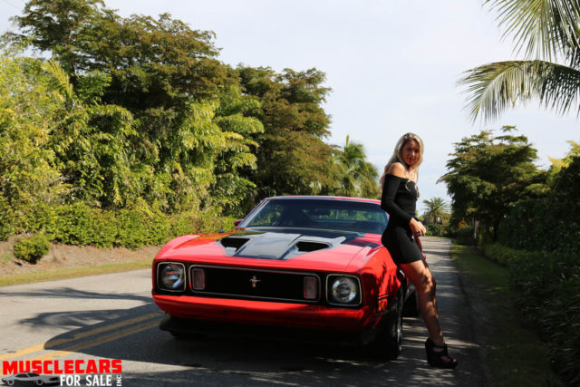 1973 Red Ford Mustang Coupe